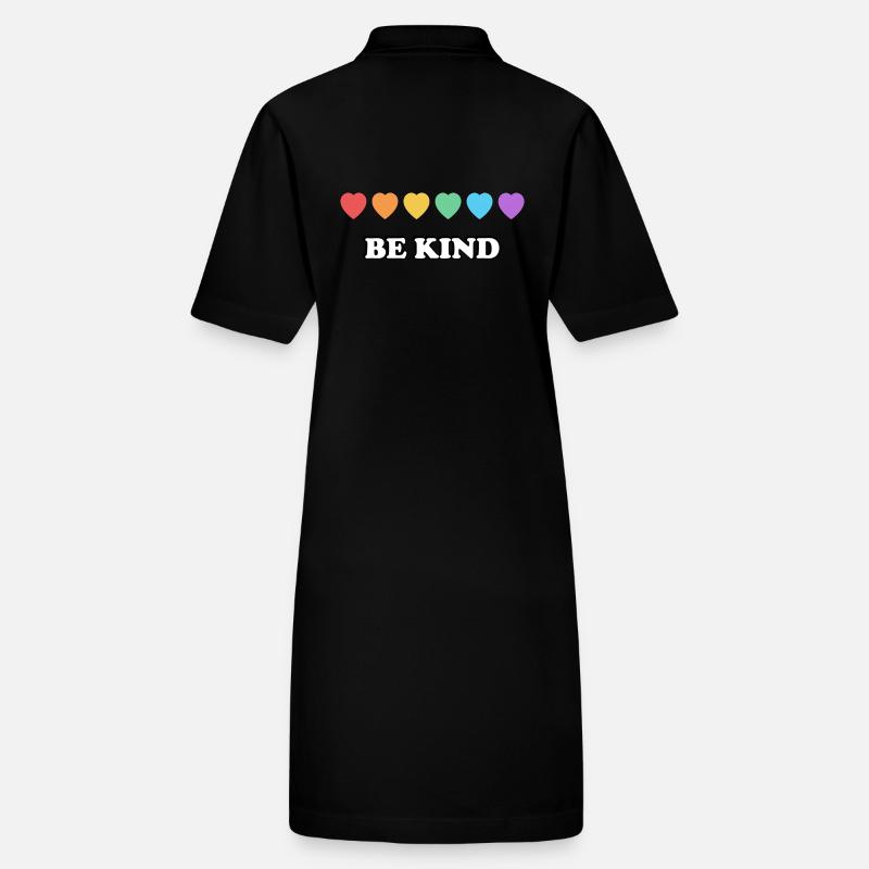 Soyez vous cœurs arc-en-ciel Robe polo bio PAIGER Stanley/Stella Femme