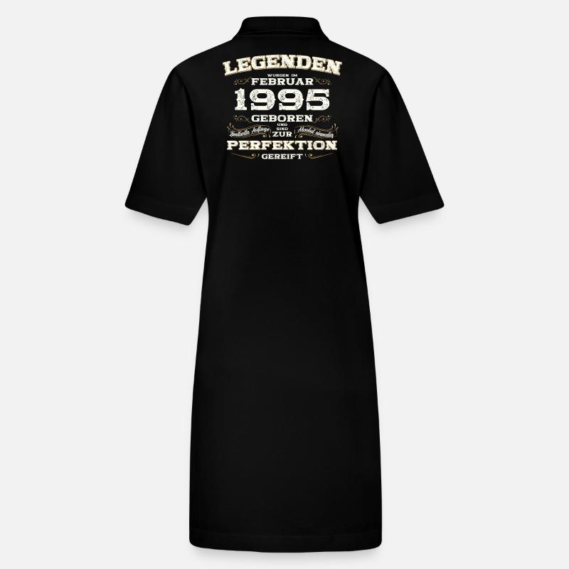 30th Birthday Gift Husband Original February 1995 Stanley/Stella PAIGER Organic Women’s Polo Dress