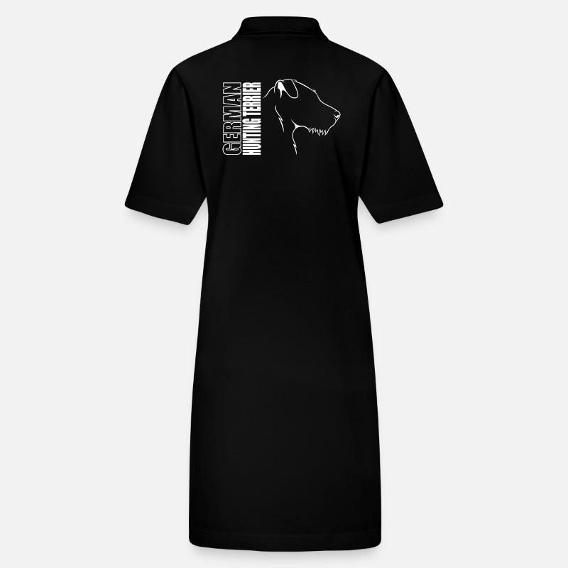 German Hunting Terrier Profile Dogs Dog Wilsigns Stanley/Stella PAIGER Organic Women’s Polo Dress