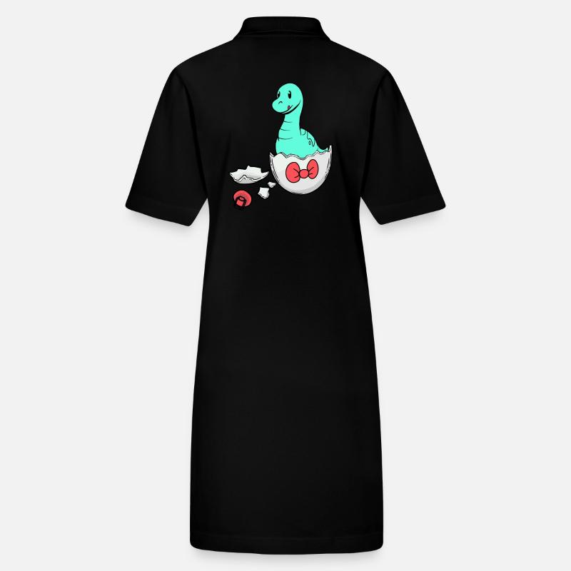 Dino Baby Birth Pregnancy Eggshell Stanley/Stella PAIGER Organic Women’s Polo Dress