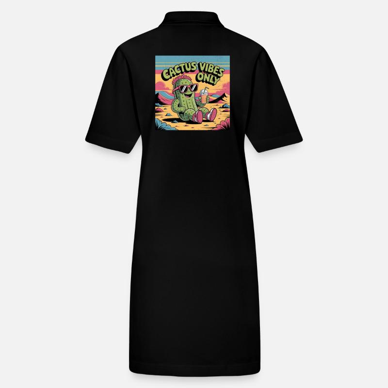 Cactus Vibes Only Stanley/Stella Frauen Bio-Polokleid PAIGER