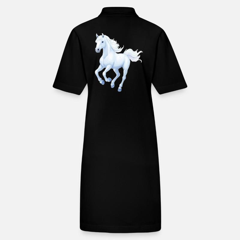 Pferd Stanley/Stella Frauen Bio-Polokleid PAIGER