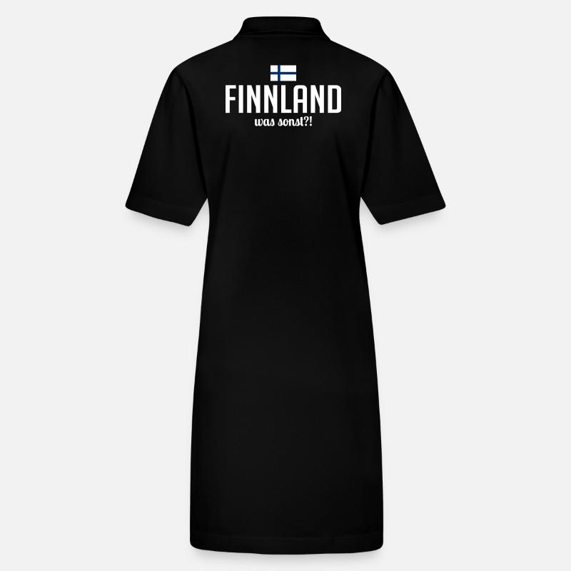 Finland what else saying Scandinavia vacation Stanley/Stella PAIGER Organic Women’s Polo Dress