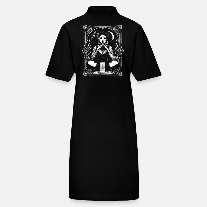Viktorianisches Tarot-Diagramm Stanley/Stella Frauen Bio-Polokleid PAIGER