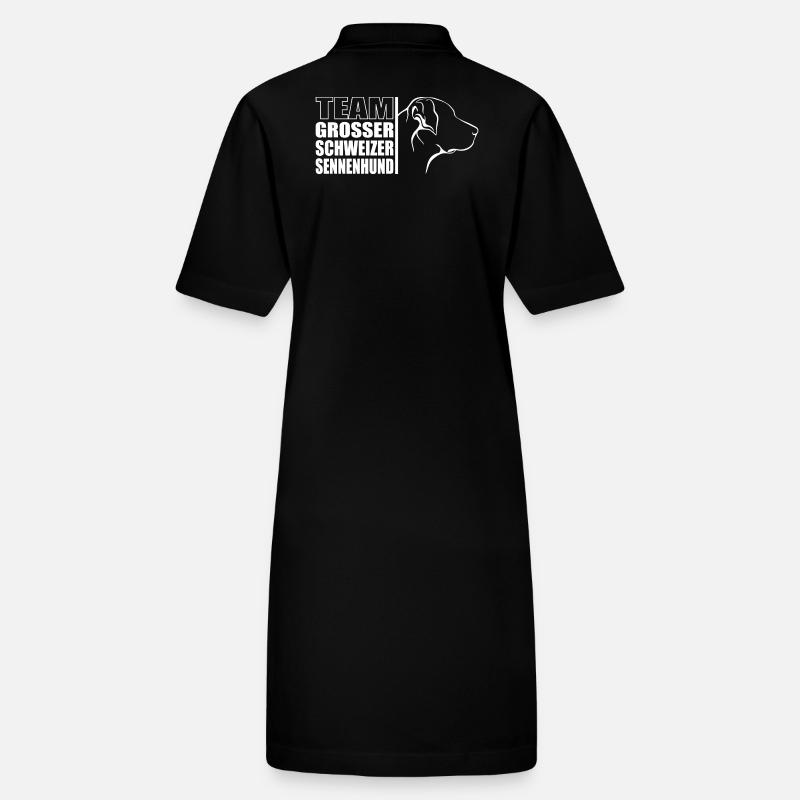 TEAM Grosser Schweizer Sennenhund Hunde Wilsigns Stanley/Stella Frauen Bio-Polokleid PAIGER
