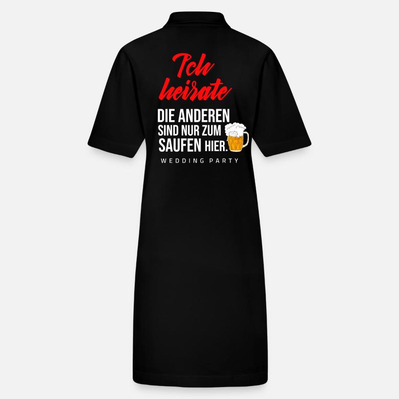 Bachelor Party Wedding Celebrations Party Beer Sayings Stanley/Stella PAIGER Organic Women’s Polo Dress