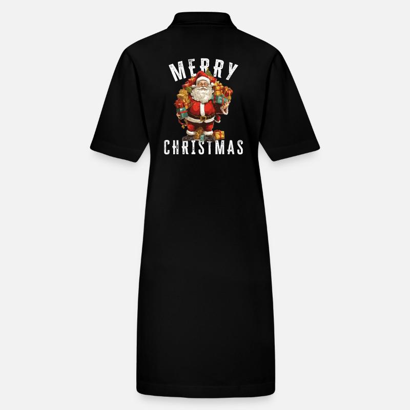 Père Noël - Noël - Motif de Noël Robe polo bio PAIGER Stanley/Stella Femme