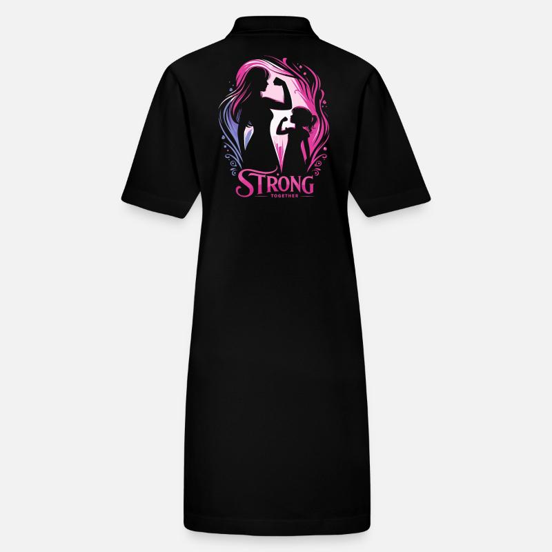 Mother and daughter together strong gift Stanley/Stella PAIGER Organic Women’s Polo Dress