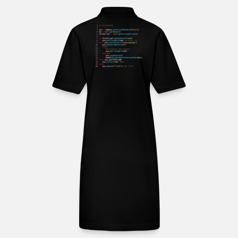 Sei mit Programmierern befreundet (in Python) Stanley/Stella Frauen Bio-Polokleid PAIGER