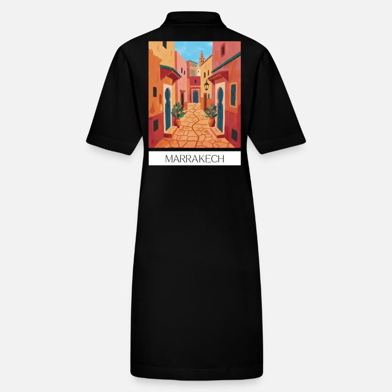 Marrakech La Magie des Couleurs Robe polo bio PAIGER Stanley/Stella Femme