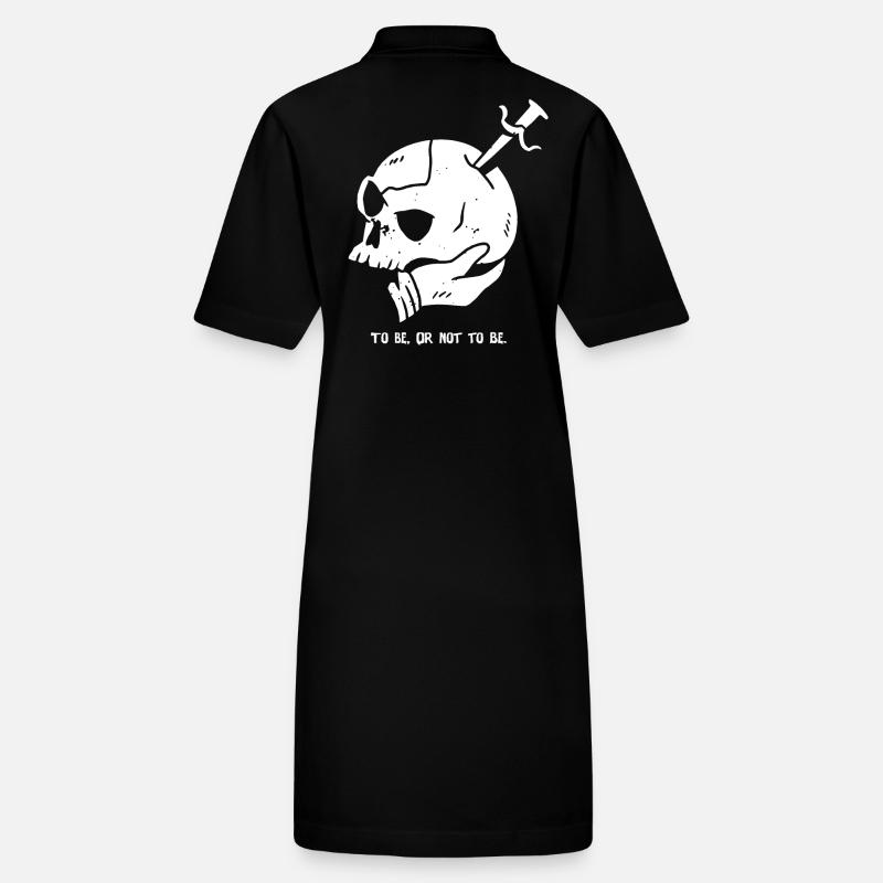 Skull with Dagger and Hamlet Quote Stanley/Stella PAIGER Organic Women’s Polo Dress