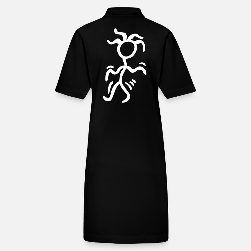 Figurine bâton dansante aux cheveux sauvages Robe polo bio PAIGER Stanley/Stella Femme