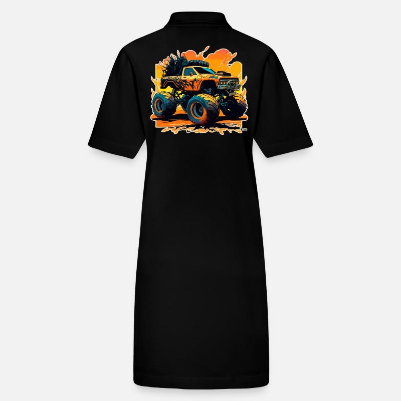 Monstertruck Wahnsinn Stanley/Stella Frauen Bio-Polokleid PAIGER