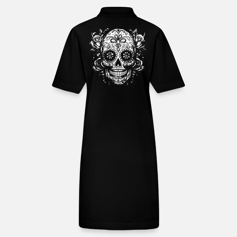Roses and skull Stanley/Stella PAIGER Organic Women’s Polo Dress