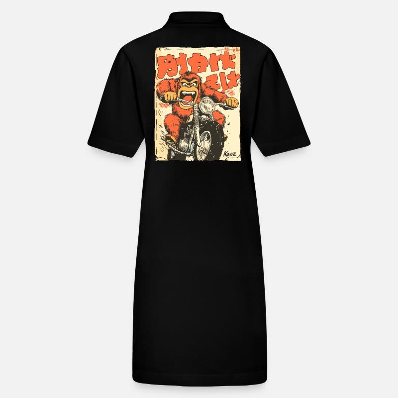 Crazy Orangutan – Motard Robe polo bio PAIGER Stanley/Stella Femme