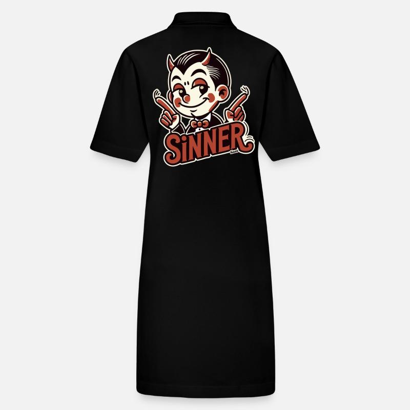 Kleiner Teufel – Stolzer Sünder Stanley/Stella Frauen Bio-Polokleid PAIGER