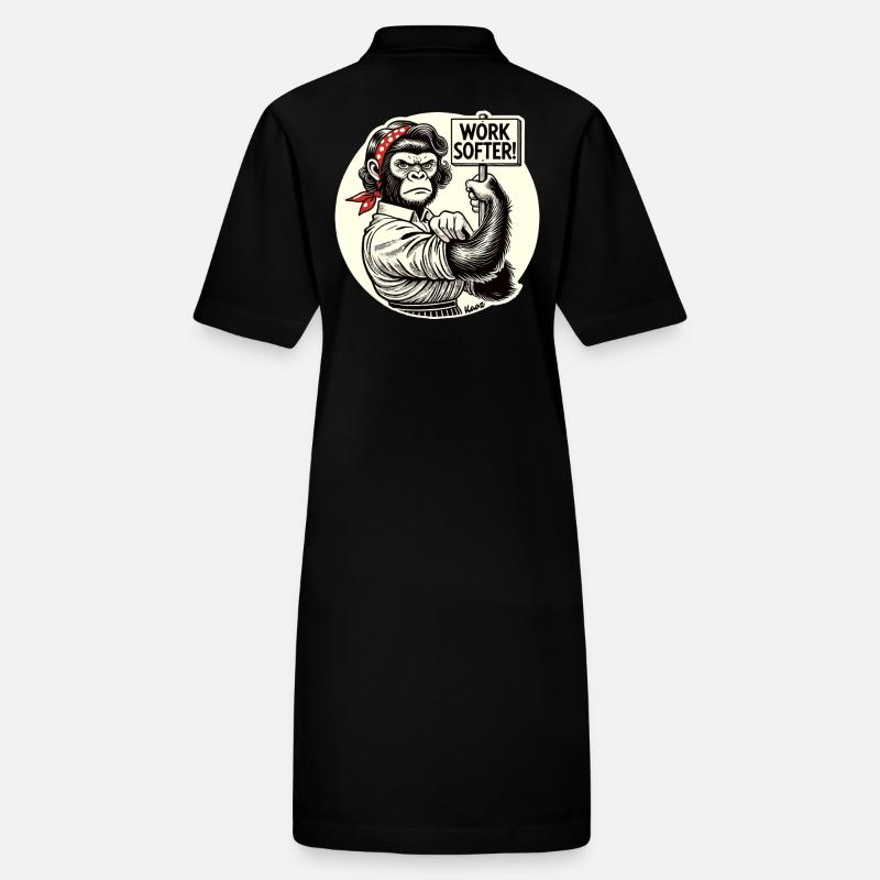 Strong gorilla woman: Work softer Stanley/Stella PAIGER Organic Women’s Polo Dress
