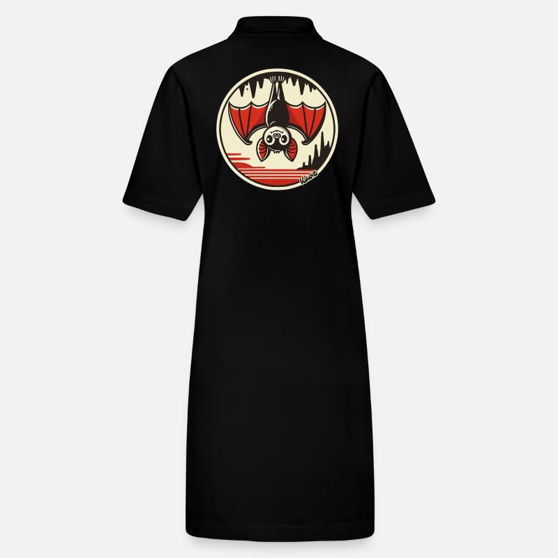 Naughty Bat, Headlong Into The Cave Adventure Stanley/Stella PAIGER Organic Women’s Polo Dress