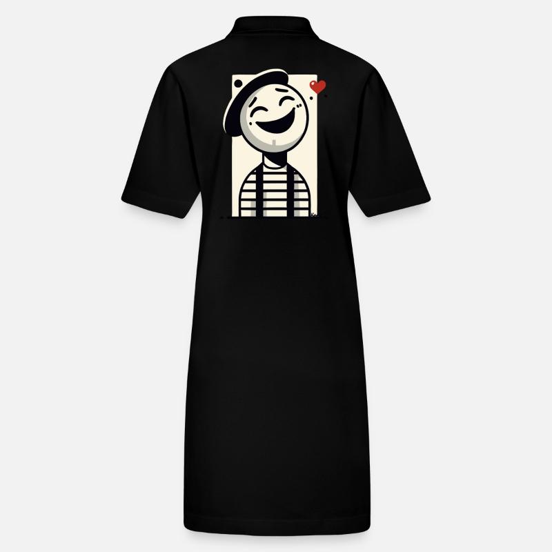 Franz, der verliebte Pantomime Stanley/Stella Frauen Bio-Polokleid PAIGER