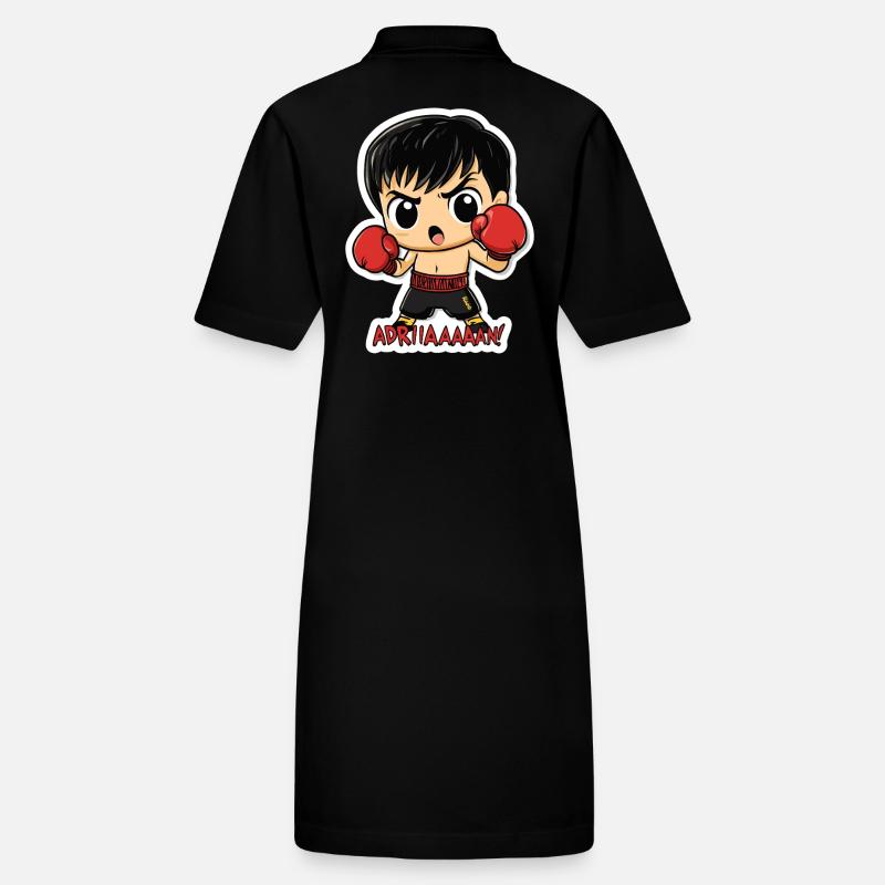 Chibi Boxer – Kampfgeist mit Kultzitat Stanley/Stella Frauen Bio-Polokleid PAIGER
