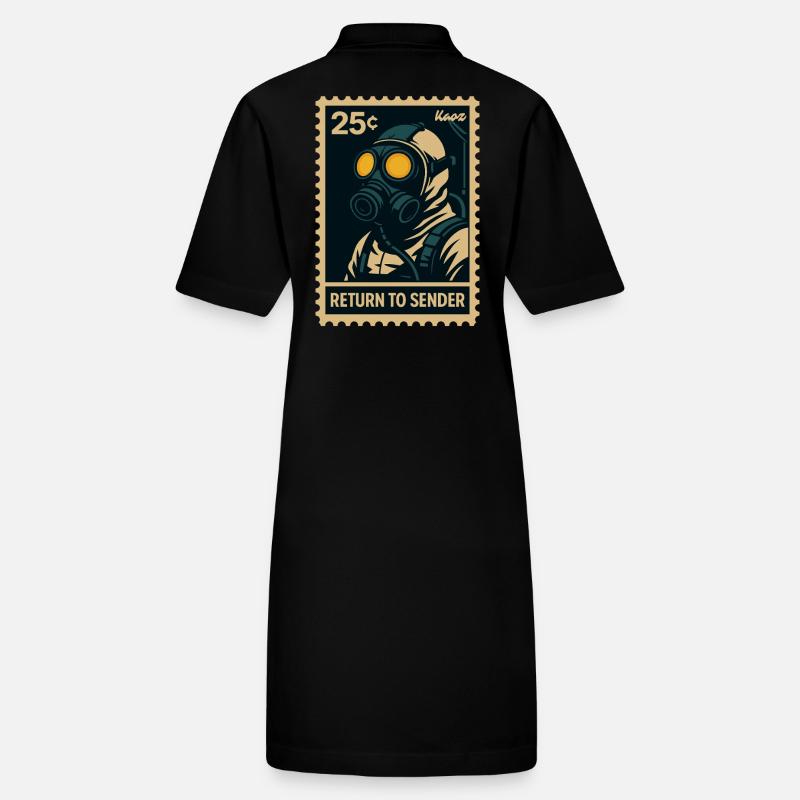 Return to Sender Gas Mask Stanley/Stella PAIGER Organic Women’s Polo Dress