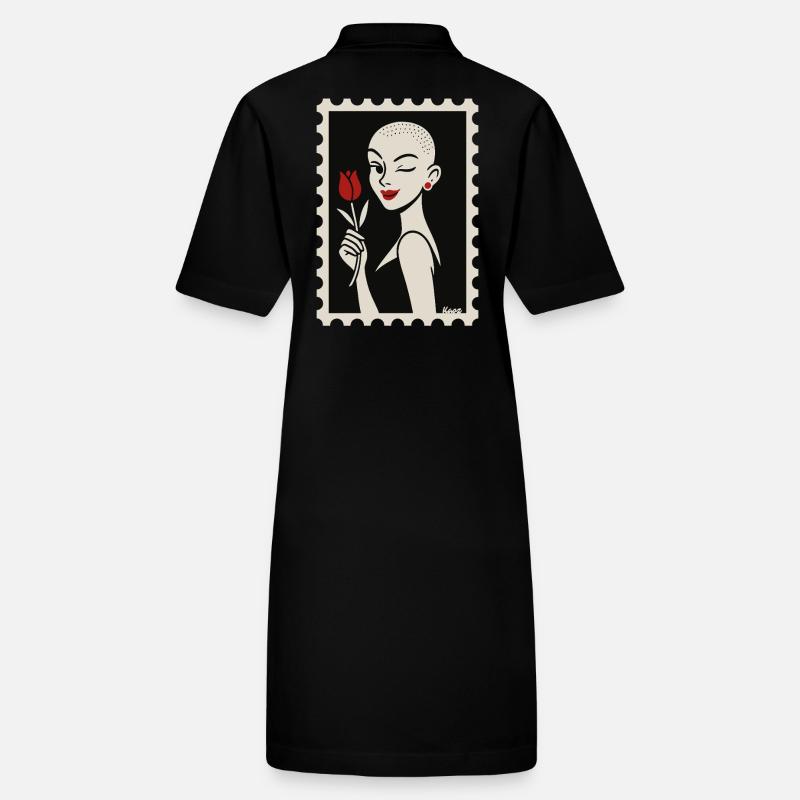 Buzzcut & Rose – un flirt de timbres Robe polo bio PAIGER Stanley/Stella Femme