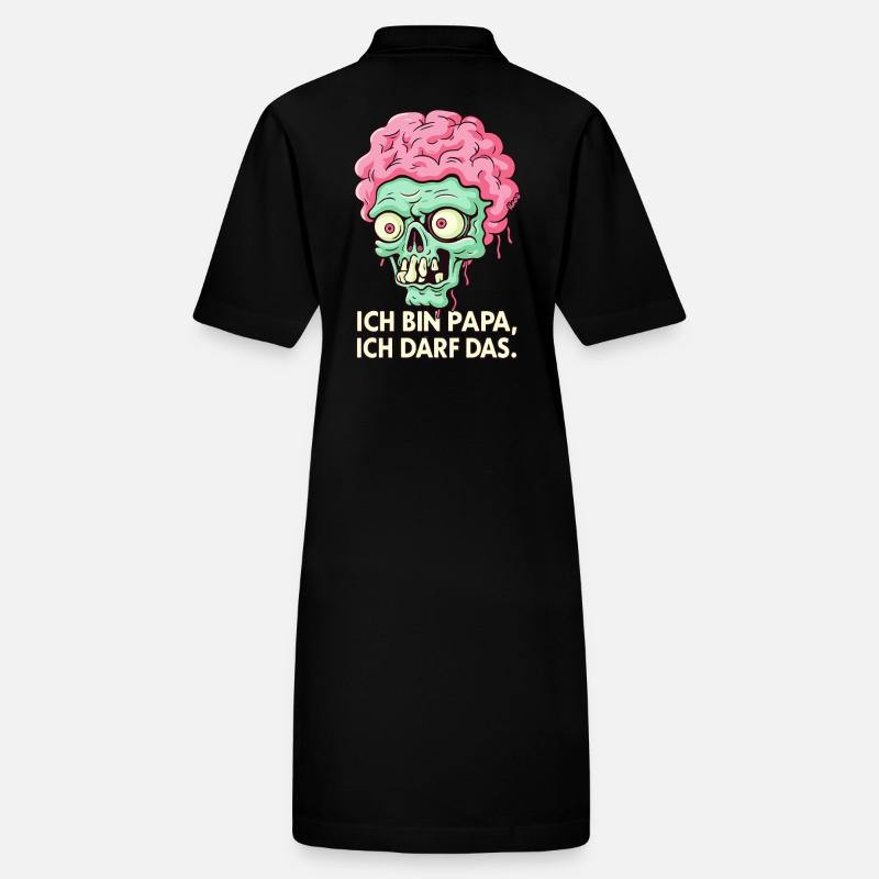 Ich bin Papa ich darf das Zombie Stanley/Stella Frauen Bio-Polokleid PAIGER