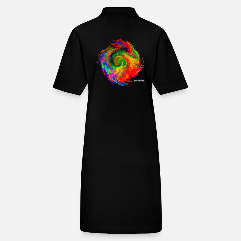 "Tornado2.4" by Acryl Galerie & Design Stanley/Stella Frauen Bio-Polokleid PAIGER