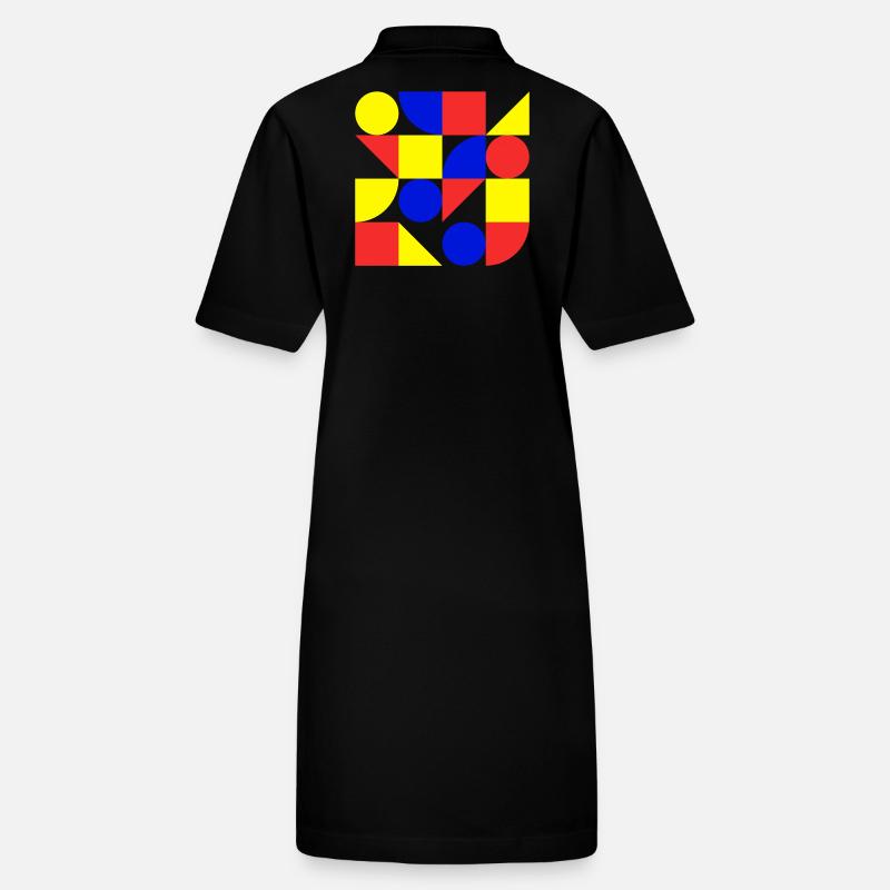 forme, géométrie, art, Bauhaus Robe polo bio PAIGER Stanley/Stella Femme