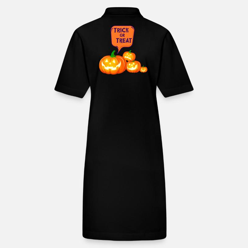 Halloween, Pumpkin, Witch Stanley/Stella PAIGER Organic Women’s Polo Dress