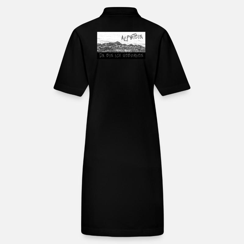 ALPSTEIN - Da bin ich geboren - Schweiz Stanley/Stella Frauen Bio-Polokleid PAIGER