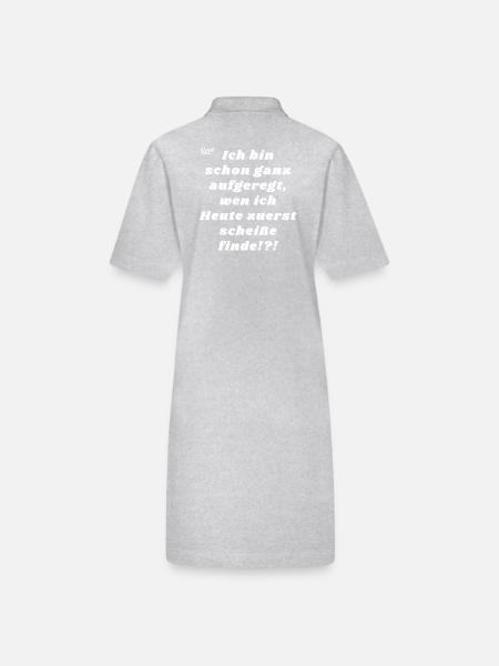 Ganz aufgeregt wen ich Heute scheiße finde - Stanley/Stella Frauen Bio-Polokleid PAIGER - Schwarz - Hinten