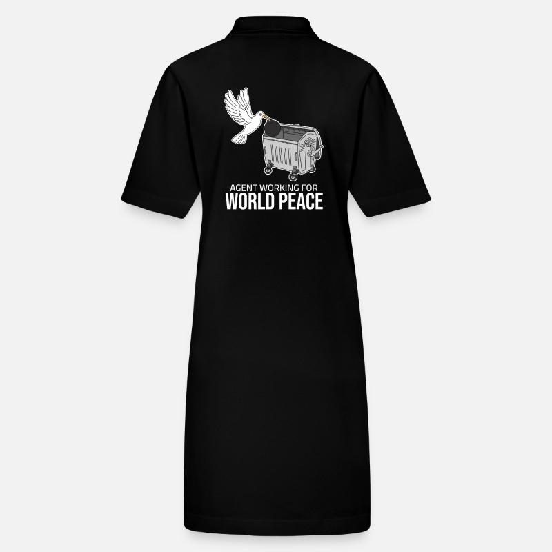 Agent working for World Peace - Friedenstaube Stanley/Stella Frauen Bio-Polokleid PAIGER