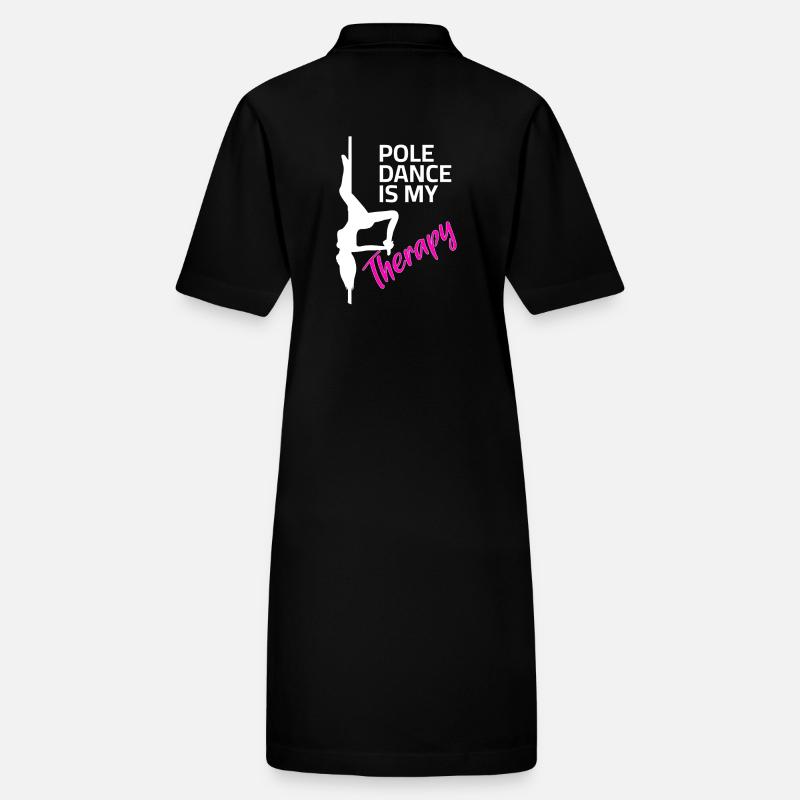 Pole Dance Sprüche - My Therapy Stanley/Stella Frauen Bio-Polokleid PAIGER