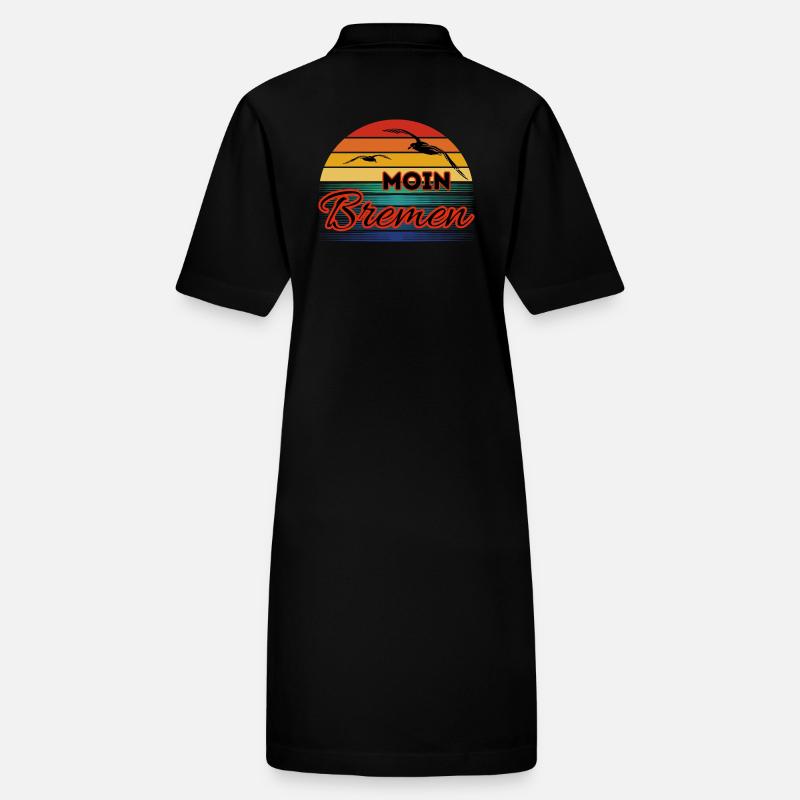 Moin Bremen with Seagull in Retro Style Stanley/Stella PAIGER Organic Women’s Polo Dress