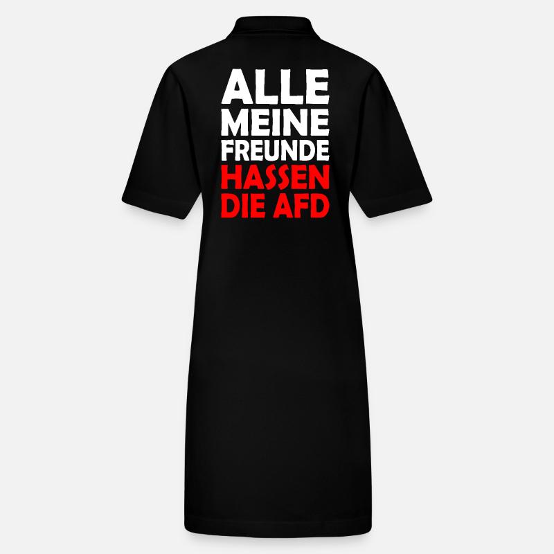Tous mes amis détestent l’AfD Robe polo bio PAIGER Stanley/Stella Femme