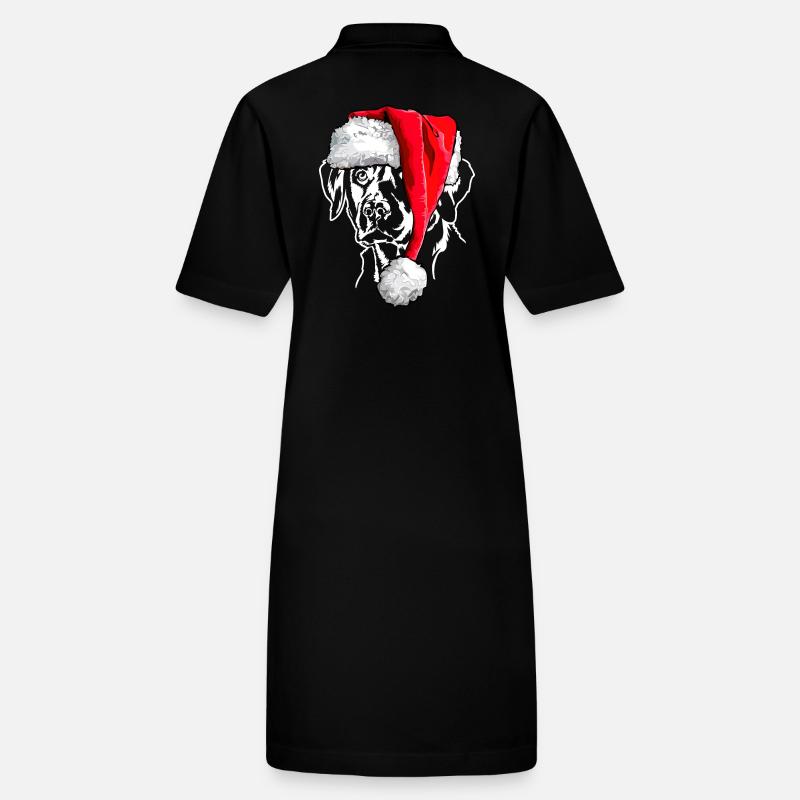 Père Noël Labrador Labbi Chien Wilsigns Robe polo bio PAIGER Stanley/Stella Femme