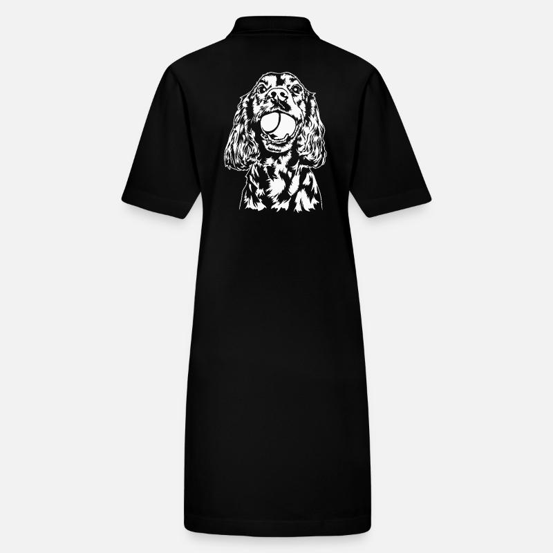 Cocker Spaniel Chien Chien Wilsigns Robe polo bio PAIGER Stanley/Stella Femme