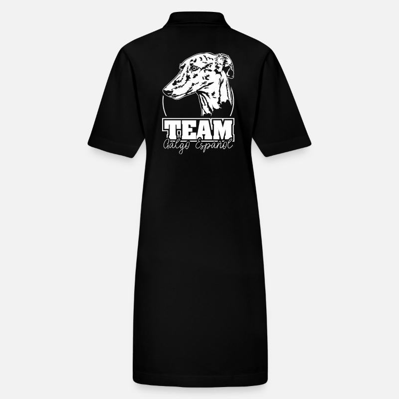 TEAM GALGO ESPANOL Hunde Windhund Wilsigns Stanley/Stella Frauen Bio-Polokleid PAIGER