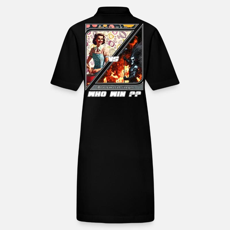 Duel Retro Metal Moderne Robe polo bio PAIGER Stanley/Stella Femme