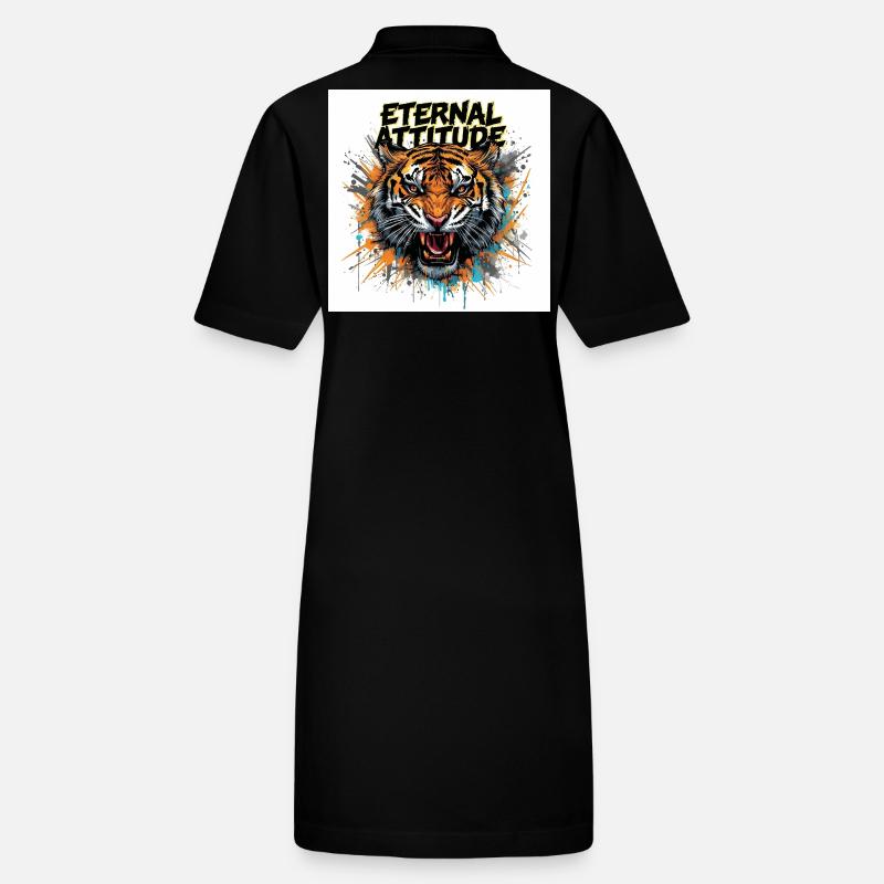 Ewige Tigerpose Stanley/Stella Frauen Bio-Polokleid PAIGER