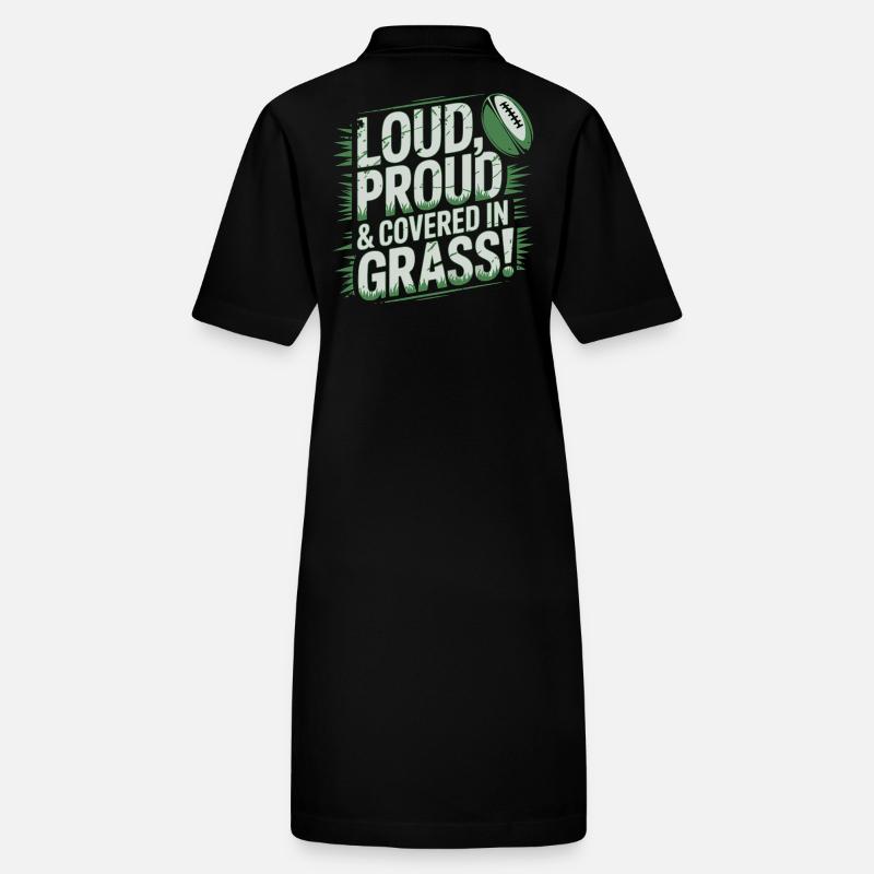 Loud, Proud & Covered in Grass Stanley/Stella PAIGER Organic Women’s Polo Dress