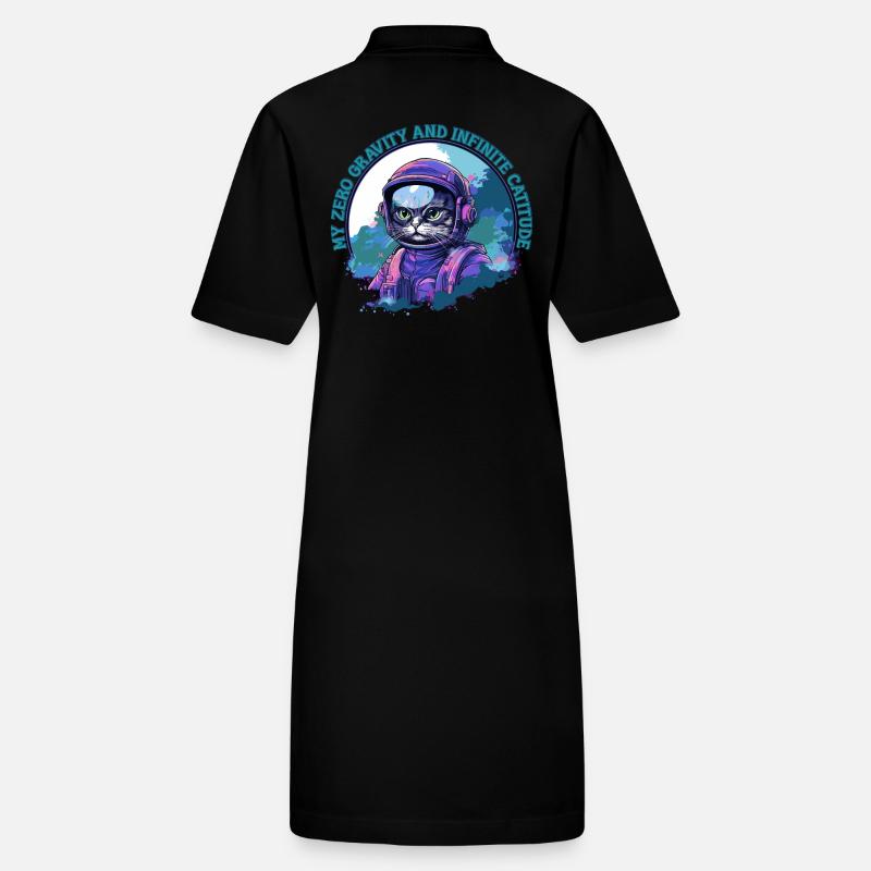 Chat astronaute Bengal confiant Robe polo bio PAIGER Stanley/Stella Femme