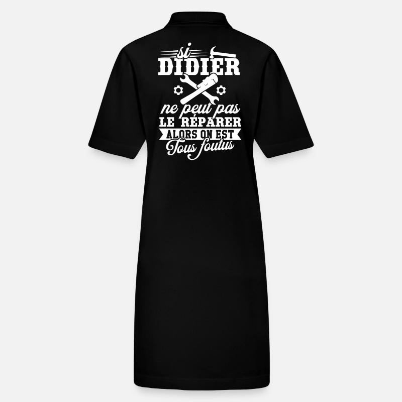 Si didier ne peut pas le réparer on est foutus Robe polo bio PAIGER Stanley/Stella Femme