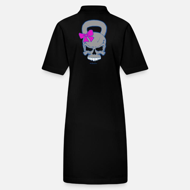 Kettlebell Skull (female) Stanley/Stella PAIGER Organic Women’s Polo Dress