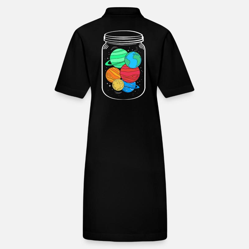 Espace Espace Espace Extra-atmosphérique Planètes Univers Robe polo bio PAIGER Stanley/Stella Femme