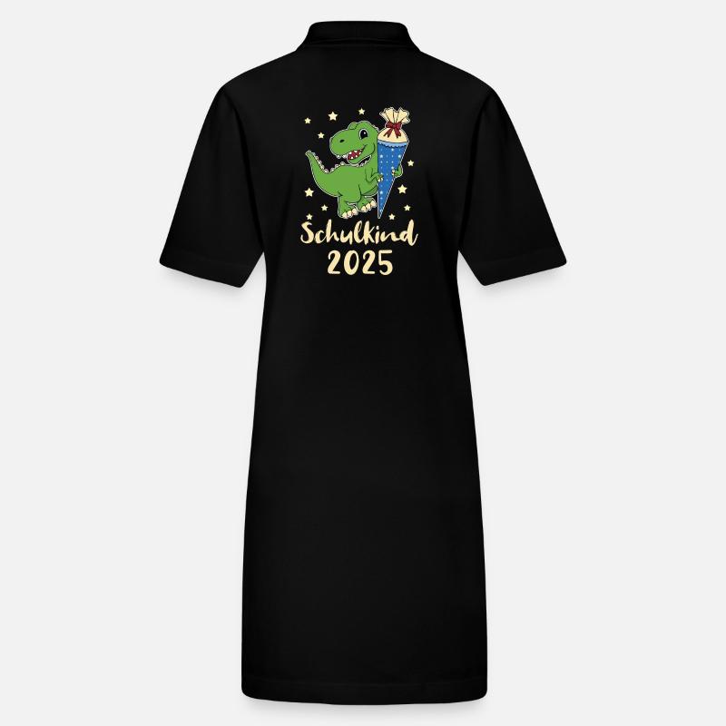 Écolier 2025 Dino avec cône de sucre Robe polo bio PAIGER Stanley/Stella Femme