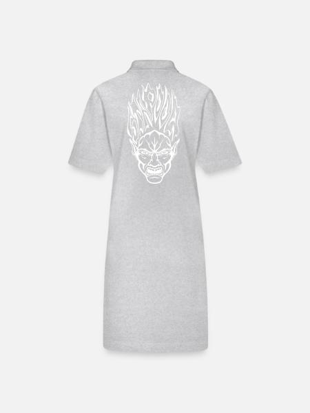 Stapooa demon1 - Stanley/Stella PAIGER Organic Women’s Polo Dress - black - Back