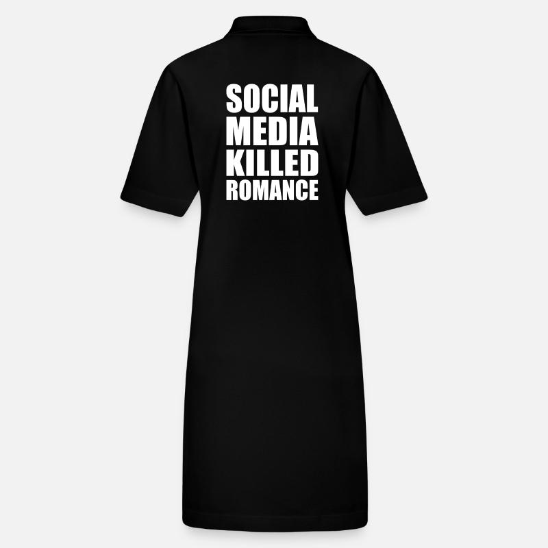 social media killed romance Stanley/Stella Frauen Bio-Polokleid PAIGER