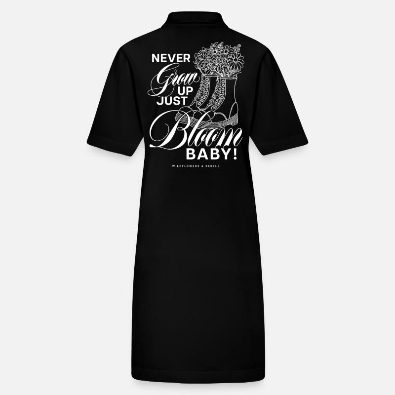 Bloom Boots Never Grow Up Stanley/Stella Frauen Bio-Polokleid PAIGER